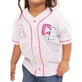 thumbnail image 3 of Care Bears Toddler Button Down Baseball Jersey with Short Sleeves, Sizes 12M-5T, 3 of 8