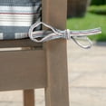 thumbnail image 5 of ARDEN Oceantex Outdoor Dining Chair Cushion Set, 21 x 38, Recycled Fabric, Water Repellent, Fade Resistant 21 x 38, Ocean Blue Stripe, 5 of 7