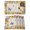 Yellow Light Purple Beige, variant on Sunflowers Placemats Set of 12, Spring Watercolor Flowers Butterflies Hydrangea Blue Placemats for Dining Table, Place Mats for Kitchen Tabletop, Waterproof Wipeable Dining Table Mats Set
