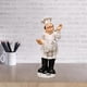 thumbnail image 2 of Figuras de chef 3D para decoración de escritorio de cocina, estatua en miniatura para cocina, hogar, restaurante, bar, cafetería. 10x10x32cm, 2 of 8