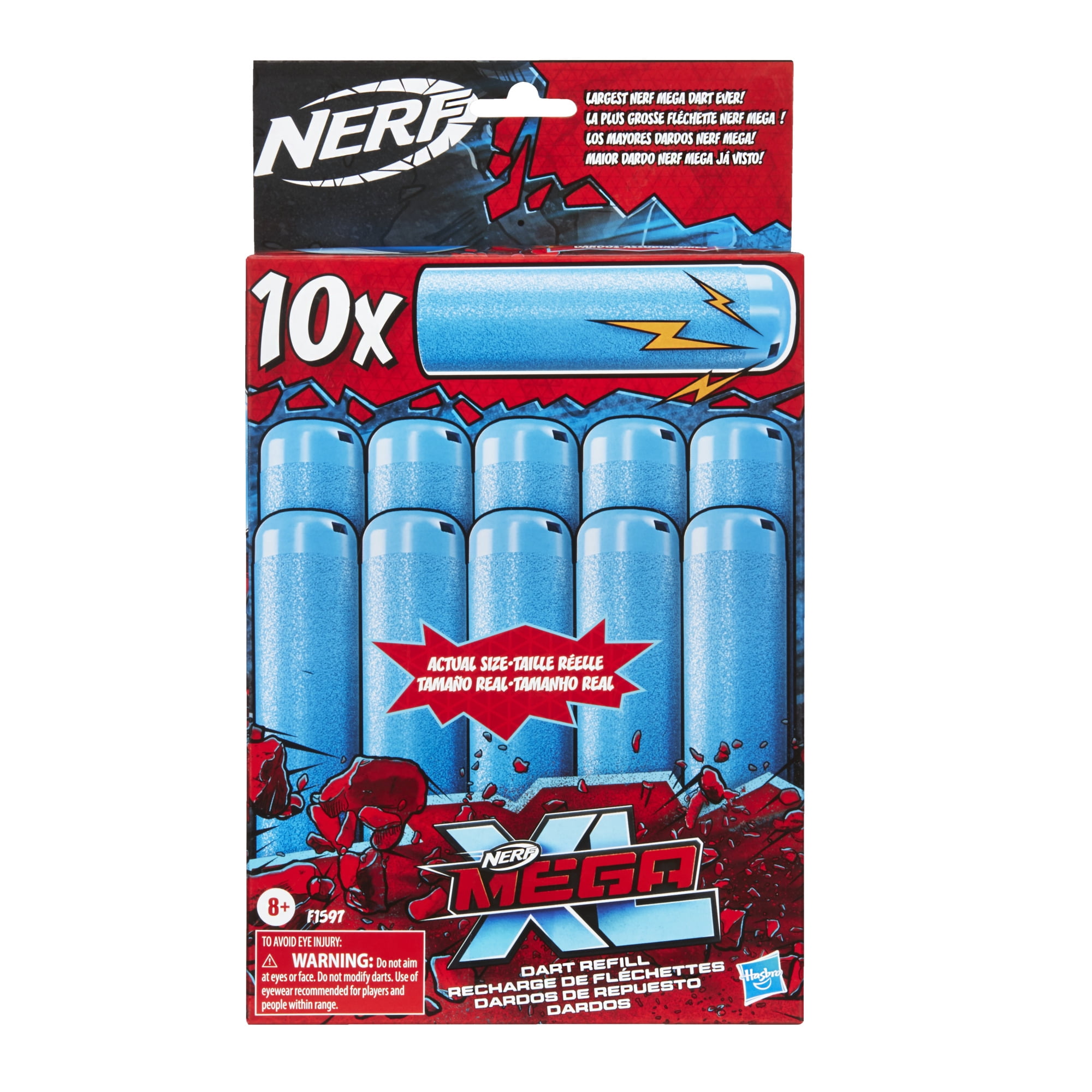 Kid Toy 200er Nachfüll Refill Bullets Blau Elite Clip Darts für NERF N-Strike 
