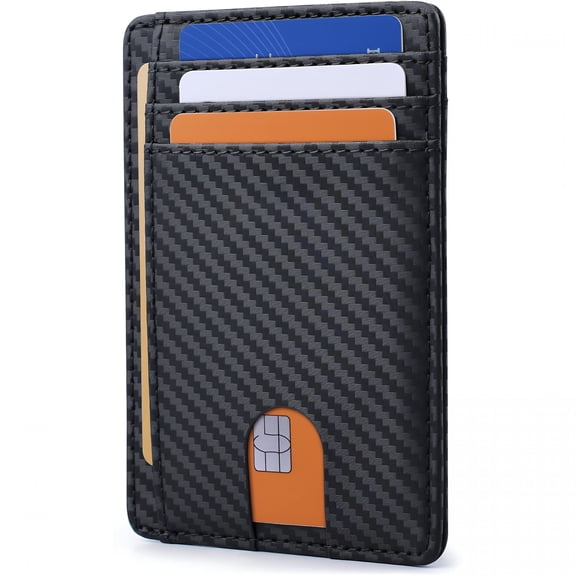 AOMRCOL Slim Minimalist Front Pocket Rfid Blocking Leather Wallets for Men and Women