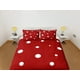 thumbnail image 2 of Juego de Funda Nórdica Roja Colcha, Ropa de Cama de Dormitorio con Funda de Almohada, 2 of 4