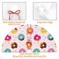 thumbnail image 4 of Sikiie Colorful Donuts 30-48 inches {designName} Print Christmas Tree Skirt Snowman Xmas Tree Skirt with Edge Christmas Decorations for Holiday Party36", 4 of 7