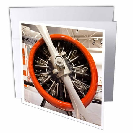 Aviation Card - 3dRose Weddel-Williams Air Racing Museum, Aviation - US19 WBI0320 - Walter Bibikow, Greeting Cards, 6 x 6 inches, set of 12