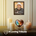 thumbnail image 3 of Yatskia Cross with Rainbow Mini Cremation Keepsake Urns for Human Ashes Adult Male and Female, Small Funeral Urn for Ashes Adult Dad, (Heart Pack of 1, 3 Inch), 3 of 8