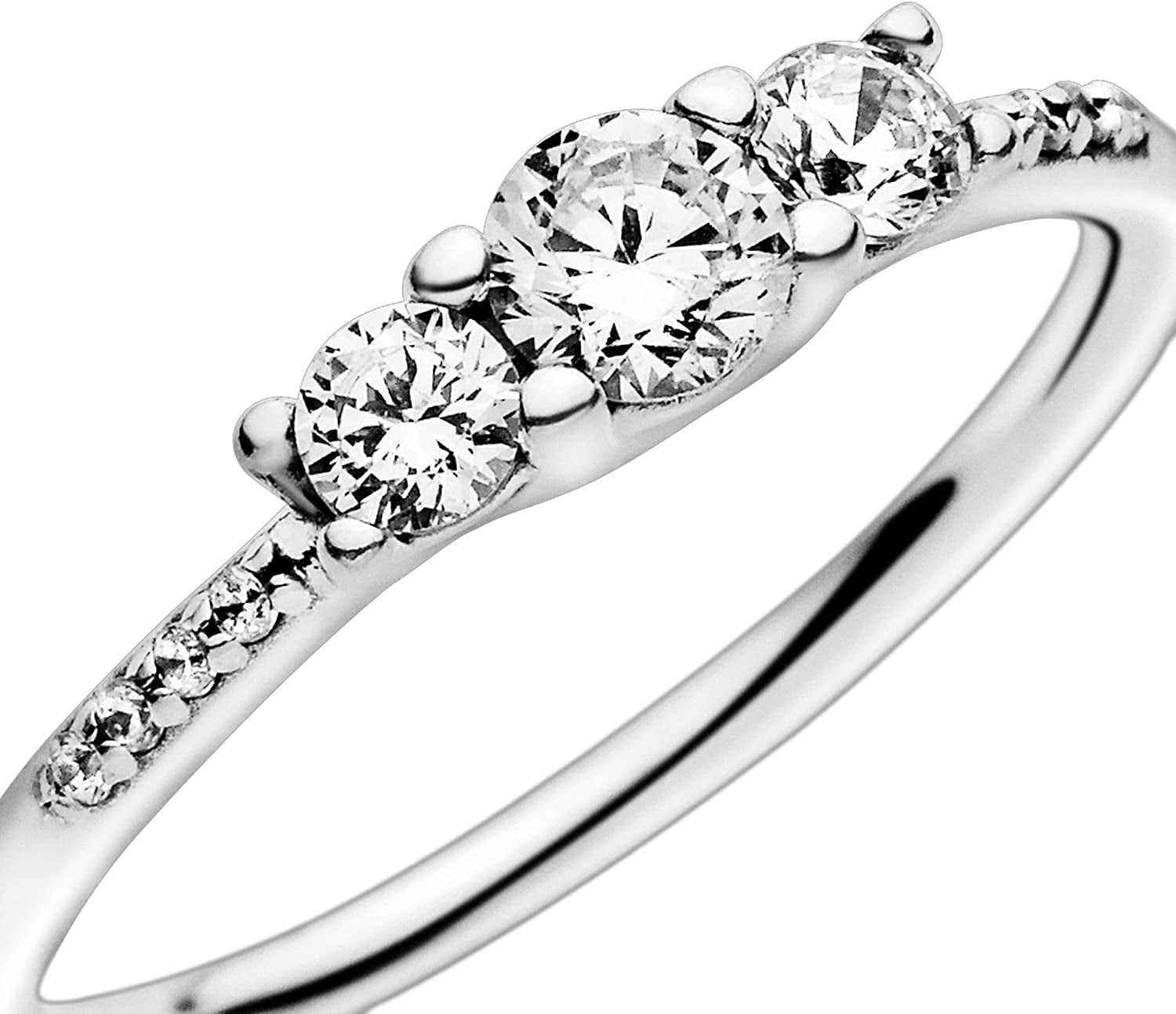 Authentic Fairytale Sparkle Ring, Clear CZ 196242CZ-60 EU 9