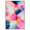 Silver Frame, variant on Peony Burst Vision Canvas Modern Color Abstract by Art Remedy, Gallery Wrapped, 16" x 24"