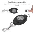 thumbnail image 4 of Wosthever Llavero retráctil de plástico para buceo Cuerda de seguridad reforzada Hebilla de gancho de acero inoxidable Deportes acuáticos, 4 of 6