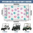 thumbnail image 3 of 51" x 31" Golf Cart Bench Seat Cover, Microfiber Towel for EZGO, Yamaha, Club Car, Icon and Other Models, 3 of 8