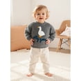 thumbnail image 4 of BemeyourBBs Toddler Baby Goose Sweater Crewneck Long Sleeve Pullover Knit Tops, 4 of 9
