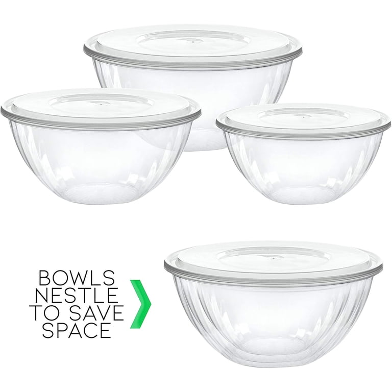 PLASTICPRO Plastic Bowls With Lids 48 oz photo 4