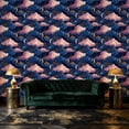 thumbnail image 4 of Dreamy Baroque Peel and Stick Wallpaper Celestial Night Sky Golden Moons Baroque Clouds Wall Mural 23.6in x 9.8ft Self Adhesive Removable Wall Paper Renter Friendly Wallpaper for Girls Kids Bedroom, 4 of 8
