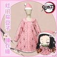 thumbnail image 2 of Disfraz de Cosplay de Kamado Nezuko, Anime japonés Demon Slayer Kimetsu No Yaiba Cos, ropa para mujer, pijamas de Navidad, Devil's BladeM Gao Jinjia LED, 2 of 2