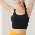 thumbnail image 6 of Bibifish Womens Fitness Bra Light Support Thin Strappy Full Coverage bra Soft Moisture-wicking for Yoga Daily Workout Practical Fitness Bra, 6 of 8