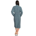 thumbnail image 2 of TowelSelections Womens Robe, Premium Cotton Bathrobe, Spa Terry Cloth Robes for Women Small/Medium Stone Blue, 2 of 6