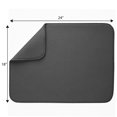 thumbnail image 3 of S&T INC. Absorbent, Reversible XL Microfiber Dish Drying Mat for Kitchen, 18 Inch x 24 Inch, Charcoal, 3 of 7