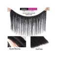 thumbnail image 3 of 300g Kinky Curly Human Hair Bundles 3Bundle 100% Braziliakn Real Virgin Human Hair Bundles for Black Women, enough to full head, 3 of 7