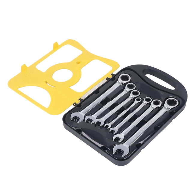 Ratchet Wrench Set,7Pcs Ratchet Wrench Set Hand Tool Ratchet Wrenches Achieve More