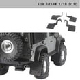 thumbnail image 5 of Aluminum Alloy and Rubber Mud Flaps for TRAXXAS 1/18 TRX4M RC Crawler Abrasion-Proof and Firm Bracket, 4Pcs/Set, 5 of 9
