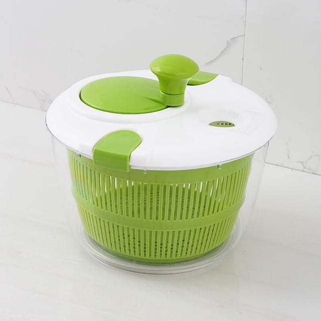 Centrifuga de Ensalada, Escurridor de Verdura y Secadora de Lechuga tipo Salad Spinner, Colador de alimento incluido, Tecnología giratoria centrifuga, Coladores de verduras Shuxiu Wang 9024719207018