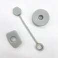 thumbnail image 1 of Juego de 3 piezas de tapa de pajita de silicona con tapón a prueba de fugas para taza de pajita Accompanycup Tapón a prueba de derrames, 1 of 3
