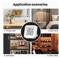 thumbnail image 2 of WiFi Thermometer Hygrometer Remote Monitoring Voice Control Intelligent Linkage USB Charging, 2 of 10