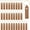 Brown, variant on 40 Pcs PU Leather Keychain Blanks Bulk Laser Engraving Key Fob Kit with Rings for DIY Supplies Gifts (Dark Red, 3.7" x 0.7") Dark Red -