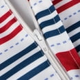 thumbnail image 3 of Patriotic Stripes Tabletop Collection, Stain Resistant & Waterproof, Tablecloth, 60x84 w/Zipper, Red, White, & Blue, 3 of 11