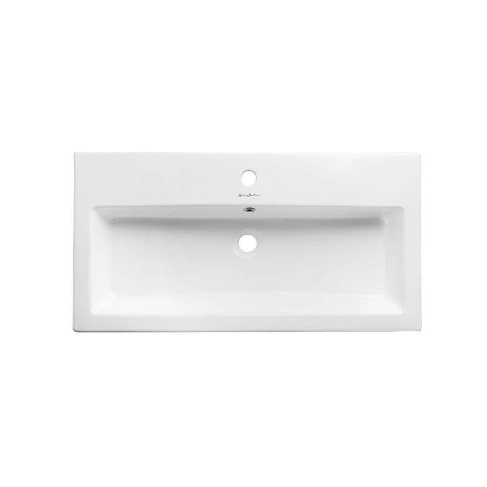 Pierre 32 Single, Freestanding, Open Shelf, Matte Black Metal Frame Bathroom Vanity