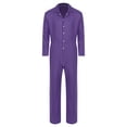 thumbnail image 3 of Choomomo Men's Wear Resistant Jumpsuit Coveralls Boiler Suit Warehouse Garages Overalls Mechanic Purple M, 3 of 6
