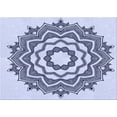 thumbnail image 1 of Ahgly Company Machine Washable Indoor Rectangle Transitional Lavender Blue Area Rugs, 8' x 10', 1 of 7