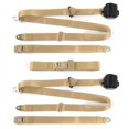 thumbnail image 1 of Frazer Nash 1948-1967 Standard 3 Point Tan Retractable Bench Seat Belt Kit - 3 Belts, 1 of 1