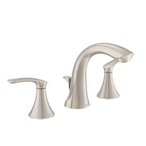 Moen 5011SRN Seena Two-Handle Widespread High-Arc Bathroom Sink Faucet Spot Resist Brushed Nickel