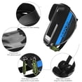 thumbnail image 3 of Grey Pattern 2 Bicycle Handlebar Bag with Touchscreen Window, Dual Zippers, Reflective Strips, Sunshade & Earphone Jack - PVC Material, Easy Mount Adjustable Straps for Cycling Enthusiasts, 3 of 7