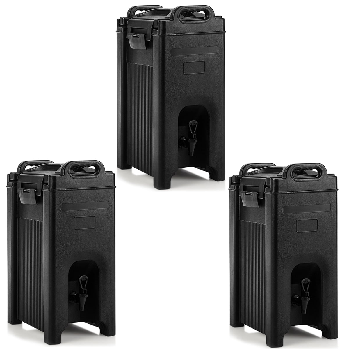 Costway 3 Pack Insulated Beverage Server/Dispenser 5 Gallon Hot Cold