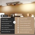 thumbnail image 2 of 3PCS Luz Led Con Sensor De Movimiento(40CM), Luces Para Closet Con Control Remoto Y 3 Colores De Luz, 2000 Mah Luces Led Para Cocina, Lampara Led Recargable, Para Closet, Armario, Dormitorio, Pasillo, 2 of 6