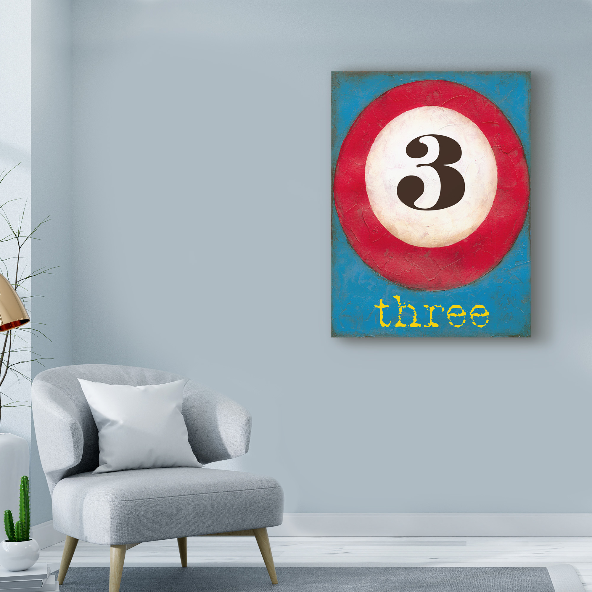 Trademark Fine Art 'Graphic Pool III' Canvas Art by Jennifer Goldberger