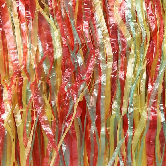 Colorful Flower Hawaiian Party Table Grass Skirt Summer Beach Parties Decoration(Colorful)