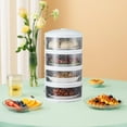 thumbnail image 4 of Foldable Food Cover Foldable Food Cover; Kitchen Storage Protector; Microwave Safe Dish Cover; Plastic Breathable Dome; Collapsible Fruit Basket Dish Protector, 4 of 6
