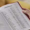 thumbnail image 6 of Nkjv, Compact Center-Column Reference Bible, Gray Leathersoft, Red Letter, Comfort Print, (Hardcover), 6 of 9