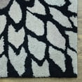 thumbnail image 5 of Rugsotic Carpets Hand Tufted Wool Eco-Friendly Area Rugs - 8'x8', Square, Black, Modern Contemporary Design, High Pile Handmade Anti Skid Rugs for Living Room, Bed Room (K00664), 5 of 10