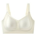 thumbnail image 4 of RMGVDSD Women Wireless Bras Minimizer Bras For Women No Underwire Full Coverage Bras Seamless Soft Support Plus Size Lifting Bra Everyday T-Shirt Bralette, 4 of 4