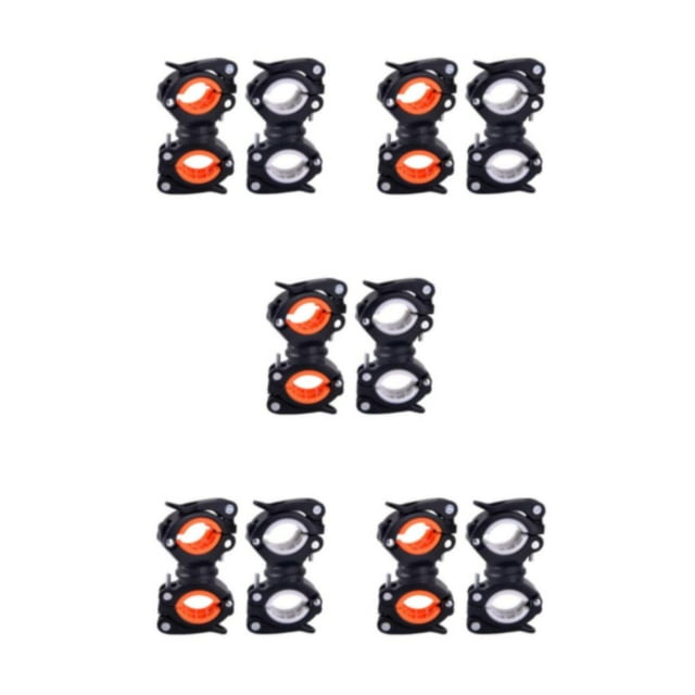 maskred 2x Adjustable Bicycle Light Bracket For Optimal Light Angle Adjustment Assorted Color 5Set