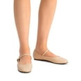 thumbnail image 6 of BURUDANI Women's Mary Jane Ballet Flats, Round Toe Slip-On Comfortable Dressy Casual Work Daily Soft Flat Shoes, 6 of 8