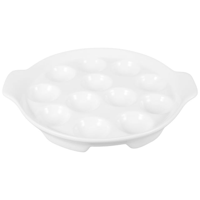 1 Pce Plat de Cuisson Blanc Motif Escargot Plaque de Cuisson de Cuisine