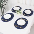 thumbnail image 7 of Unique Bargains Set of 4 Cotton Rope Placemats for Dining Table Decor Table Mat Navy Blue, 7 of 7