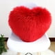 thumbnail image 4 of Cojín con forma de corazón | Cojín decorativo | Cojín de piel sintética para sofá, cama, sala de estar, oficina | Decoración suave y afelpada para el hogar | Regalo para ella, mujeres, niñas, 4 of 6