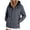 Dark Gray, variant on Unisex Lightweight Softshell Rain Jacket Windbreaker Hooded Outdoor Coat for Travel Hiking Cycling