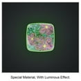 thumbnail image 2 of 4PCS Square Cabinet Fluorescence Knob Glowing in the Dark Furniture Drawer Pulls Handle with Screws Flower, 2 of 5